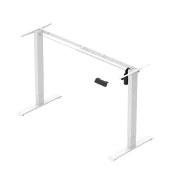 Stehpult elektrisch BUDGET weiss 140 x 70 cm