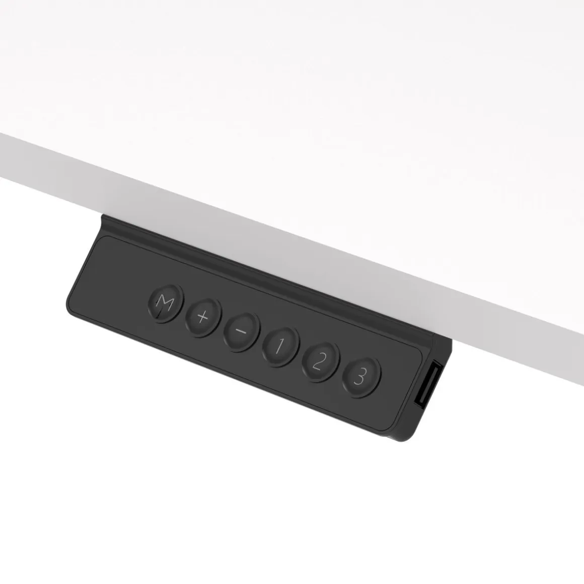 Stehpult elektrisch BUDGET weiss 140 x 70 cm
