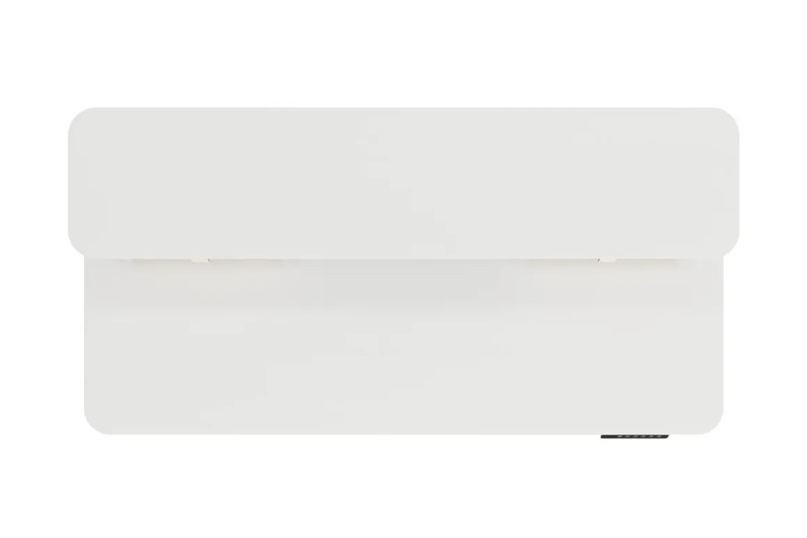 Stehpult elektrisch mit Ablage + Tastaturfach weiss 120 x 60 cm