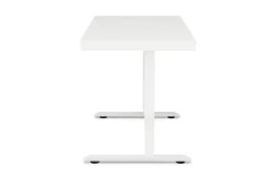 Stehpult elektrisch mit Schublade weiss 120 x 60 cm