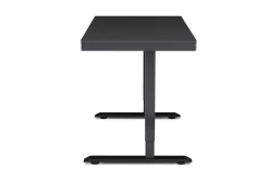 Stehpult elektrisch mit Schublade schwarz 120 x 60 cm
