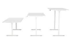 Stehpult elektrisch PREMIUM weiss 160 x 80 cm