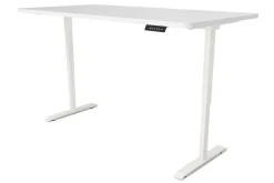 Stehpult elektrisch PREMIUM weiss 160 x 80 cm