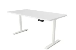 Stehpult elektrisch PREMIUM weiss 140 x 70 cm