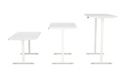 Stehpult elektrisch PREMIUM weiss 140 x 70 cm