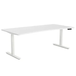 Stehpult elektrisch PREMIUM weiss 200 x 92 cm