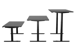Stehpult elektrisch PREMIUM schwarz 180 x 90 cm