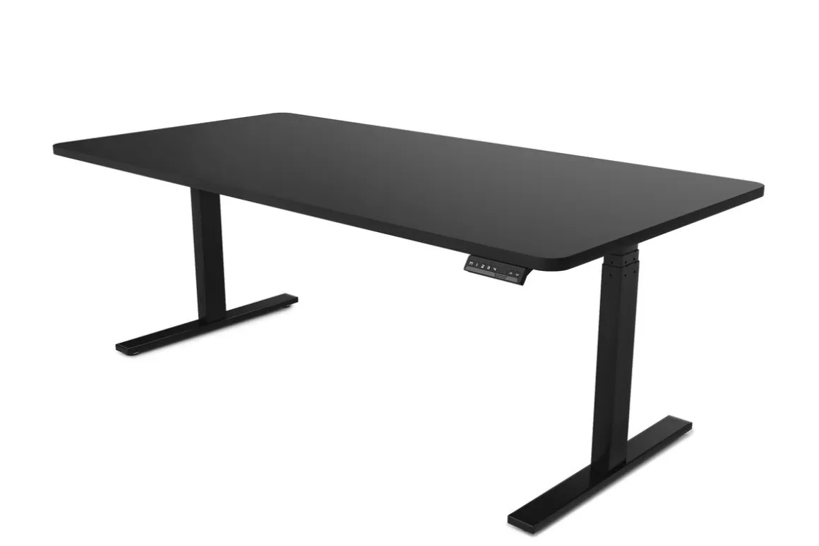 Stehpult elektrisch PREMIUM schwarz 180 x 90 cm