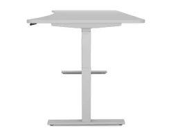 Stehpult elektrisch PREMIUM grau 200 x 92 cm