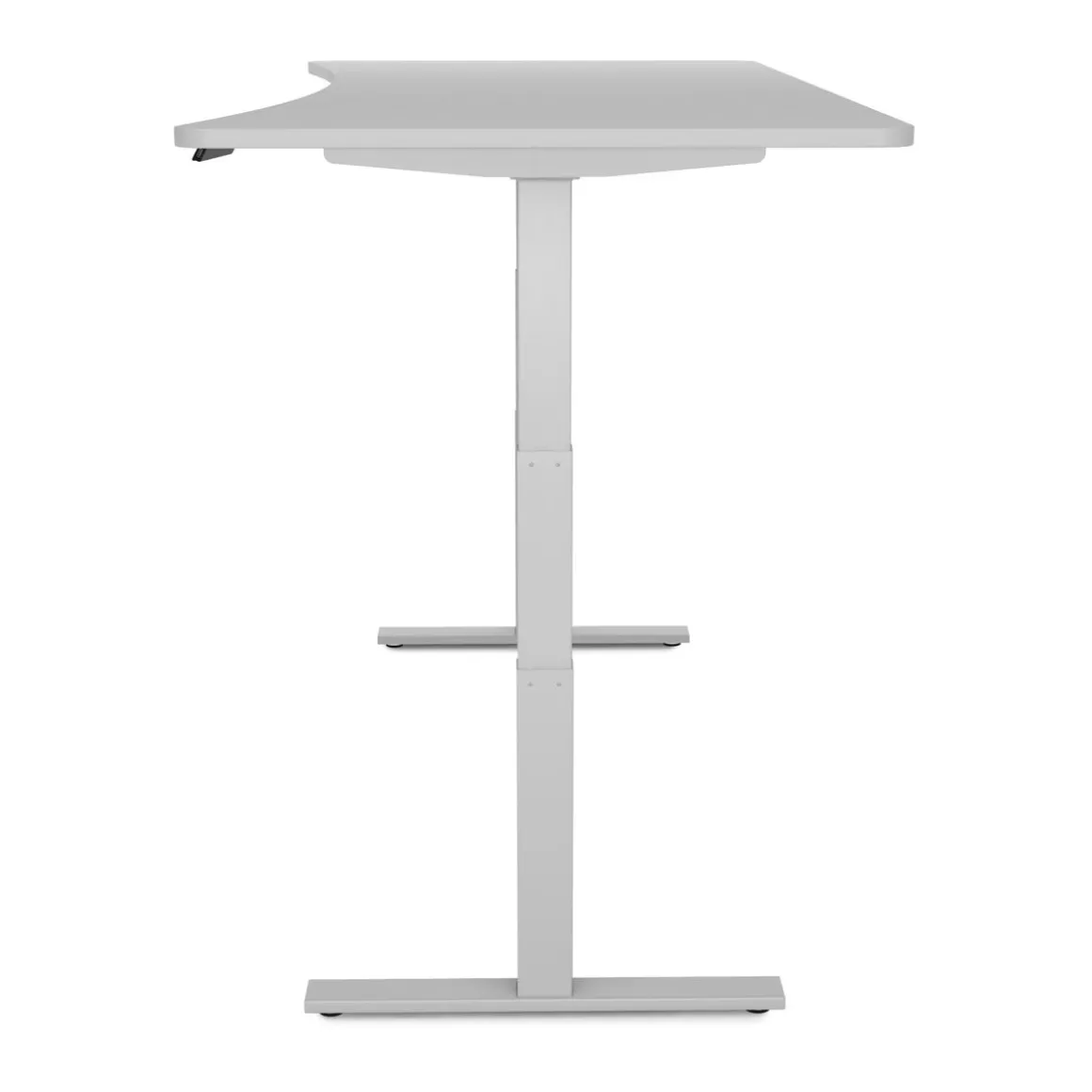 Stehpult elektrisch PREMIUM grau 200 x 92 cm