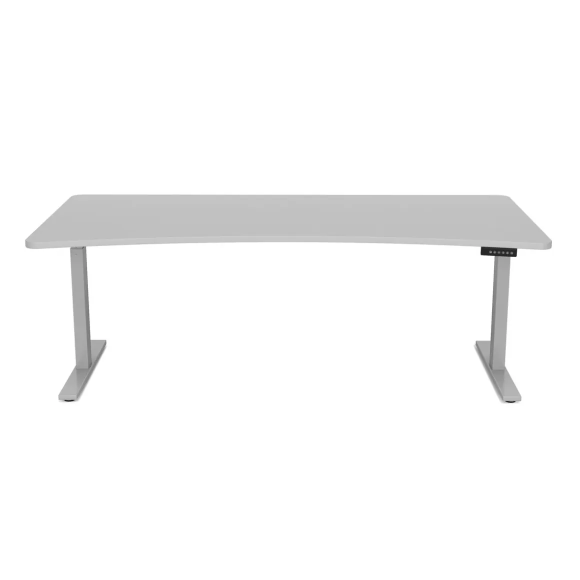 Stehpult elektrisch PREMIUM grau 200 x 92 cm