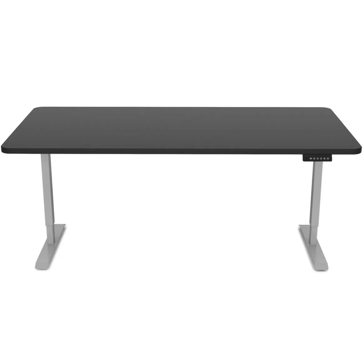 Stehpult elektrisch PREMIUM schwarz/grau 160 x 80 cm