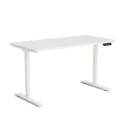 Stehpult elektrisch PREMIUM weiss 120 x 60 cm