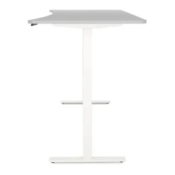 Stehpult elektrisch PREMIUM grau/weiss 200 x 92 cm