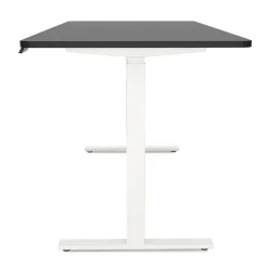 Stehpult elektrisch PREMIUM schwarz/weiss 180 x 90 cm