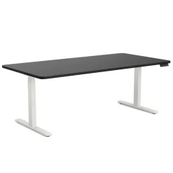 Stehpult elektrisch PREMIUM schwarz/weiss 180 x 90 cm