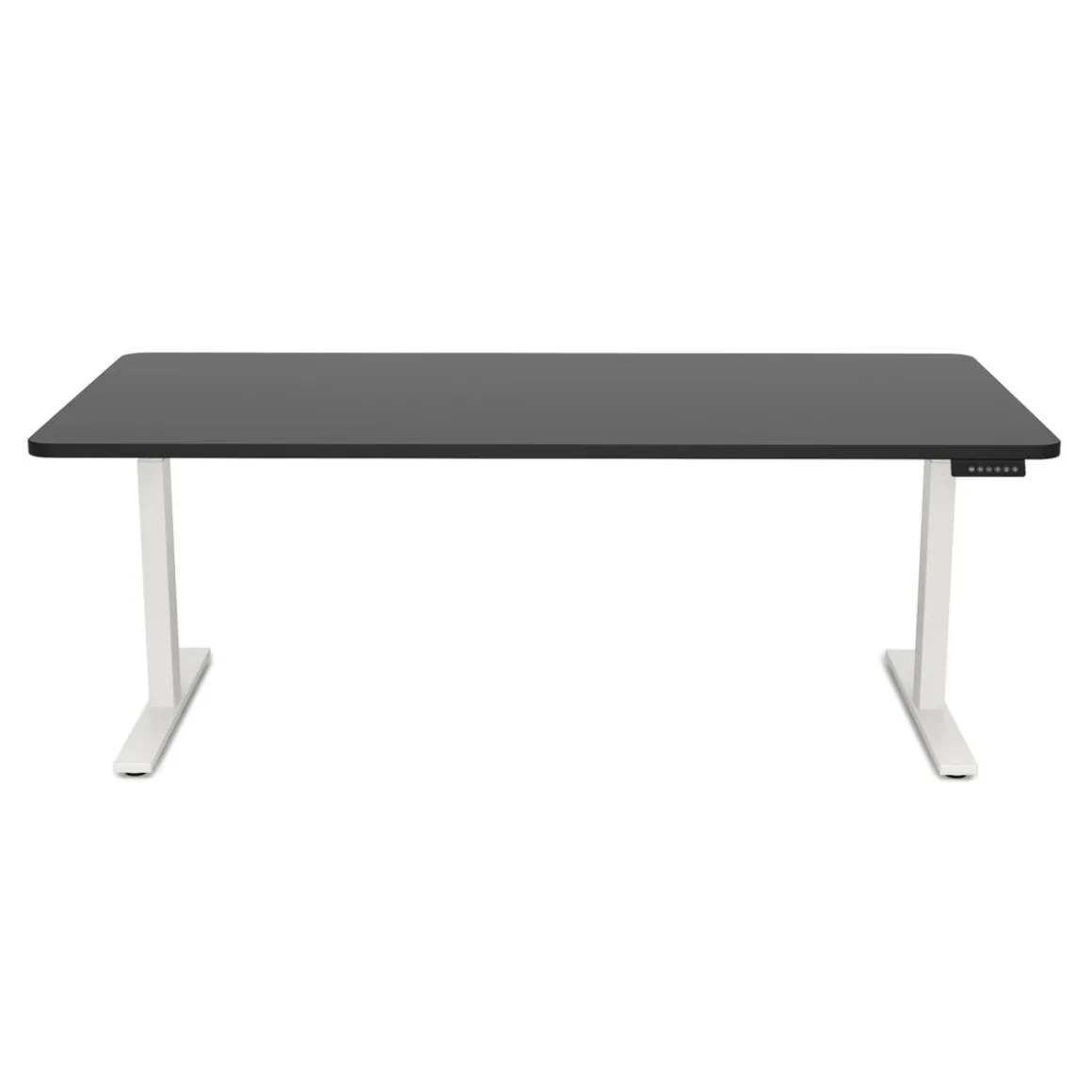Stehpult elektrisch PREMIUM schwarz/weiss 180 x 90 cm