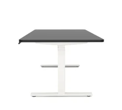 Stehpult elektrisch PREMIUM schwarz/weiss 180 x 90 cm