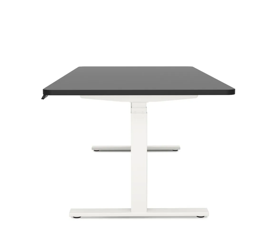 Stehpult elektrisch PREMIUM schwarz/weiss 180 x 90 cm
