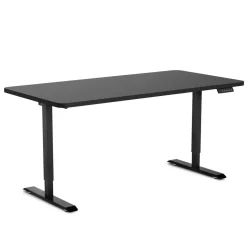 Stehpult elektrisch PREMIUM schwarz 140 x 70 cm