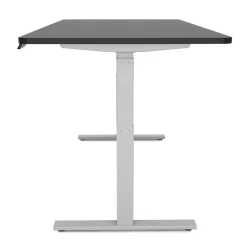 Stehpult elektrisch PREMIUM schwarz/grau 180 x 90 cm