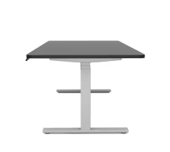 Stehpult elektrisch PREMIUM schwarz/grau 180 x 90 cm
