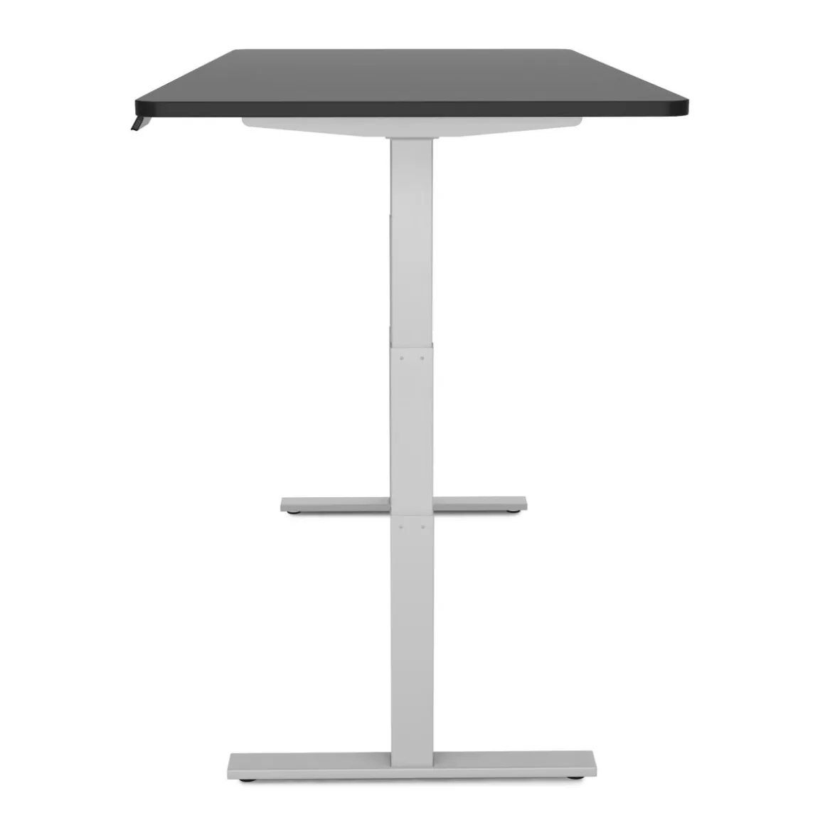 Stehpult elektrisch PREMIUM schwarz/grau 180 x 90 cm