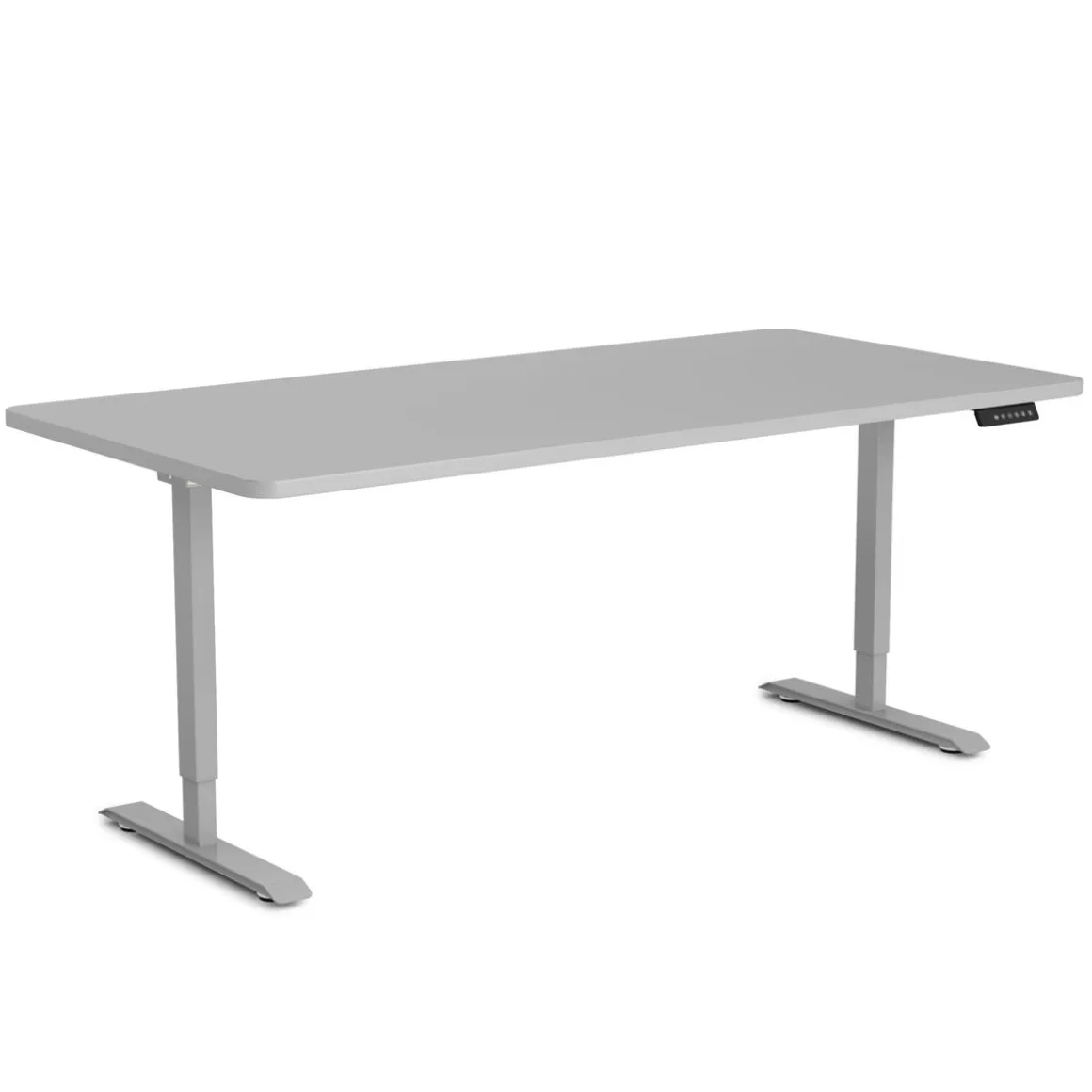 Stehpult elektrisch PREMIUM grau 160 x 80 cm