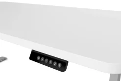 Stehpult elektrisch PREMIUM weiss/grau 160 x 80 cm
