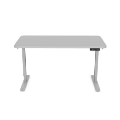 Stehpult elektrisch PREMIUM grau 120 x 60 cm