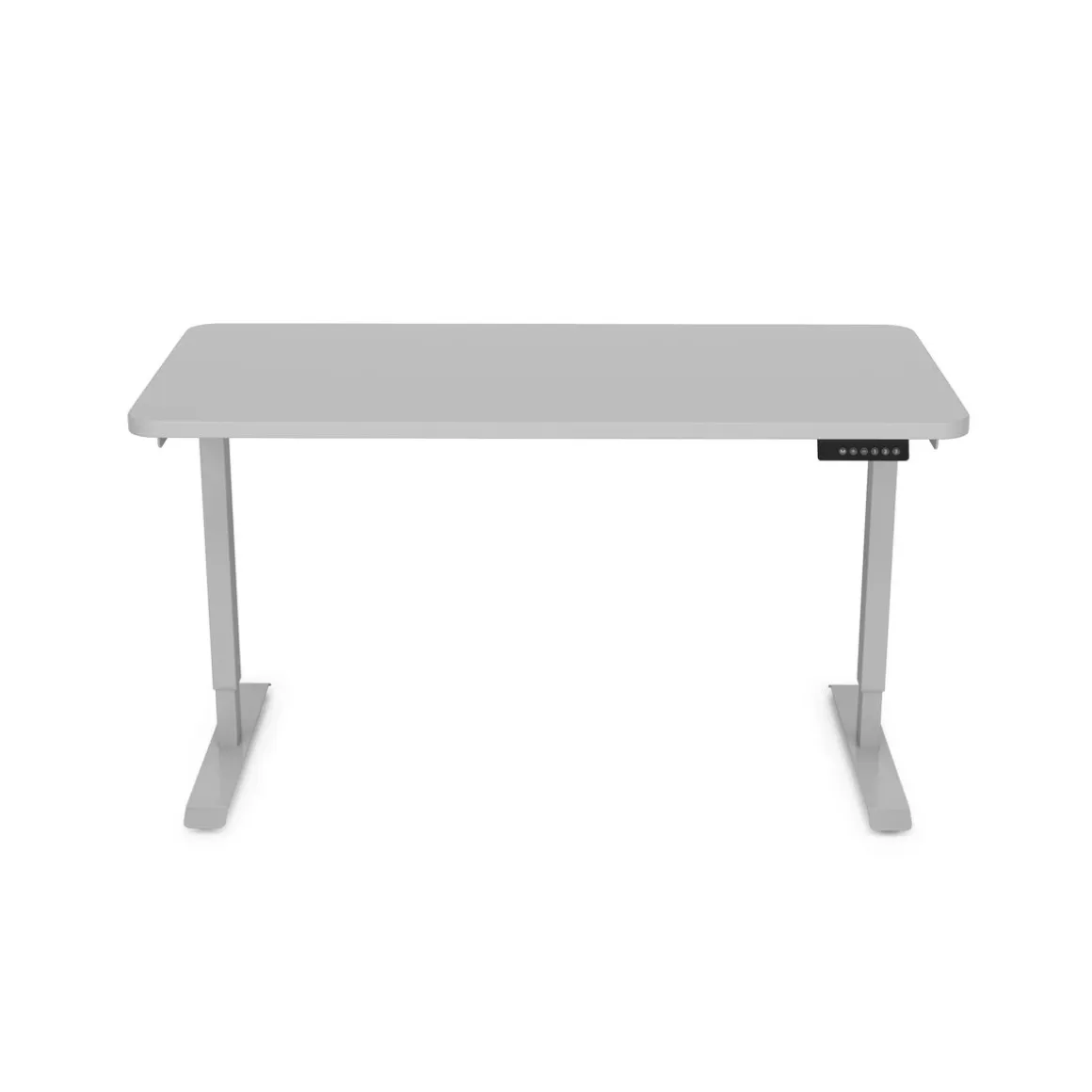 Stehpult elektrisch PREMIUM grau 120 x 60 cm