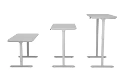 Stehpult elektrisch PREMIUM grau 120 x 60 cm