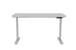 Stehpult elektrisch PREMIUM grau 120 x 60 cm
