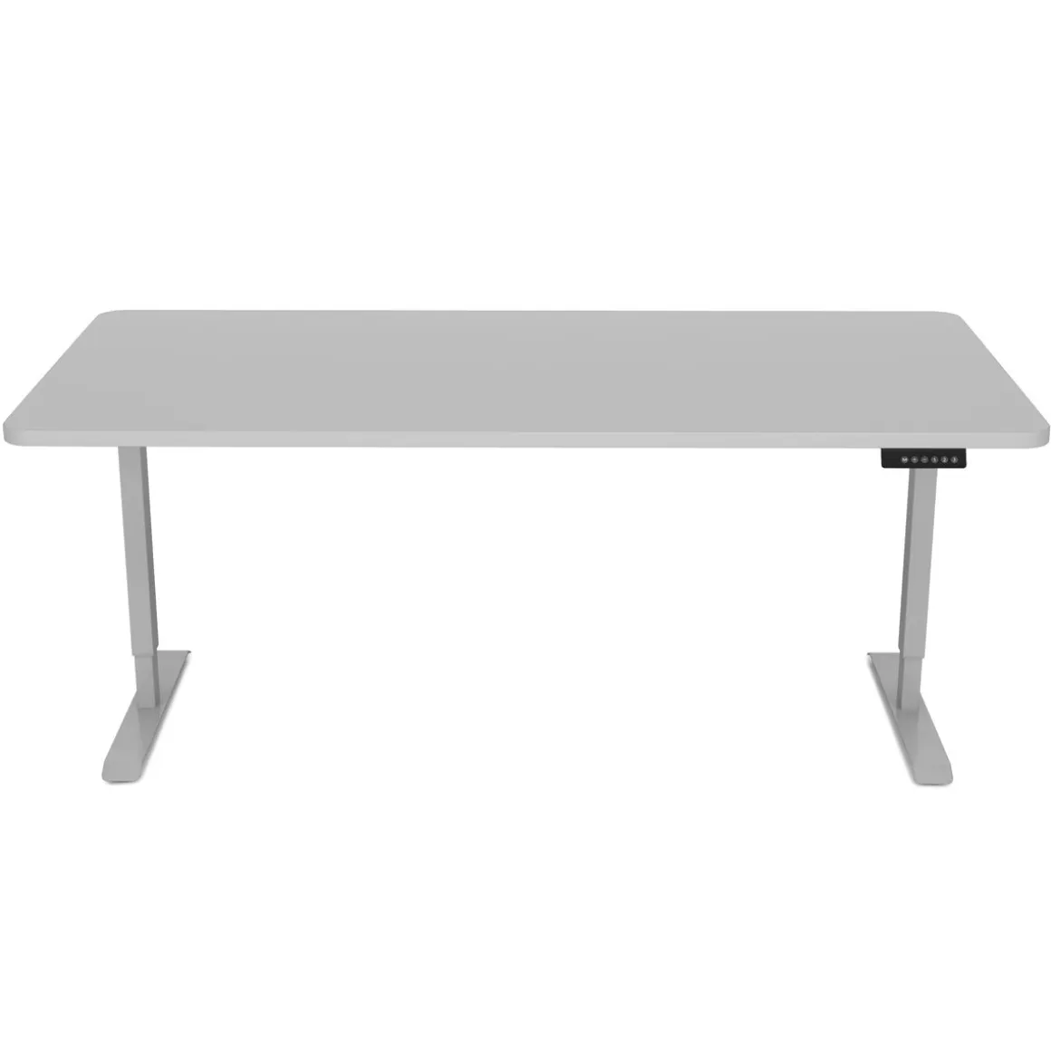 Stehpult elektrisch PREMIUM grau 140 x 70 cm