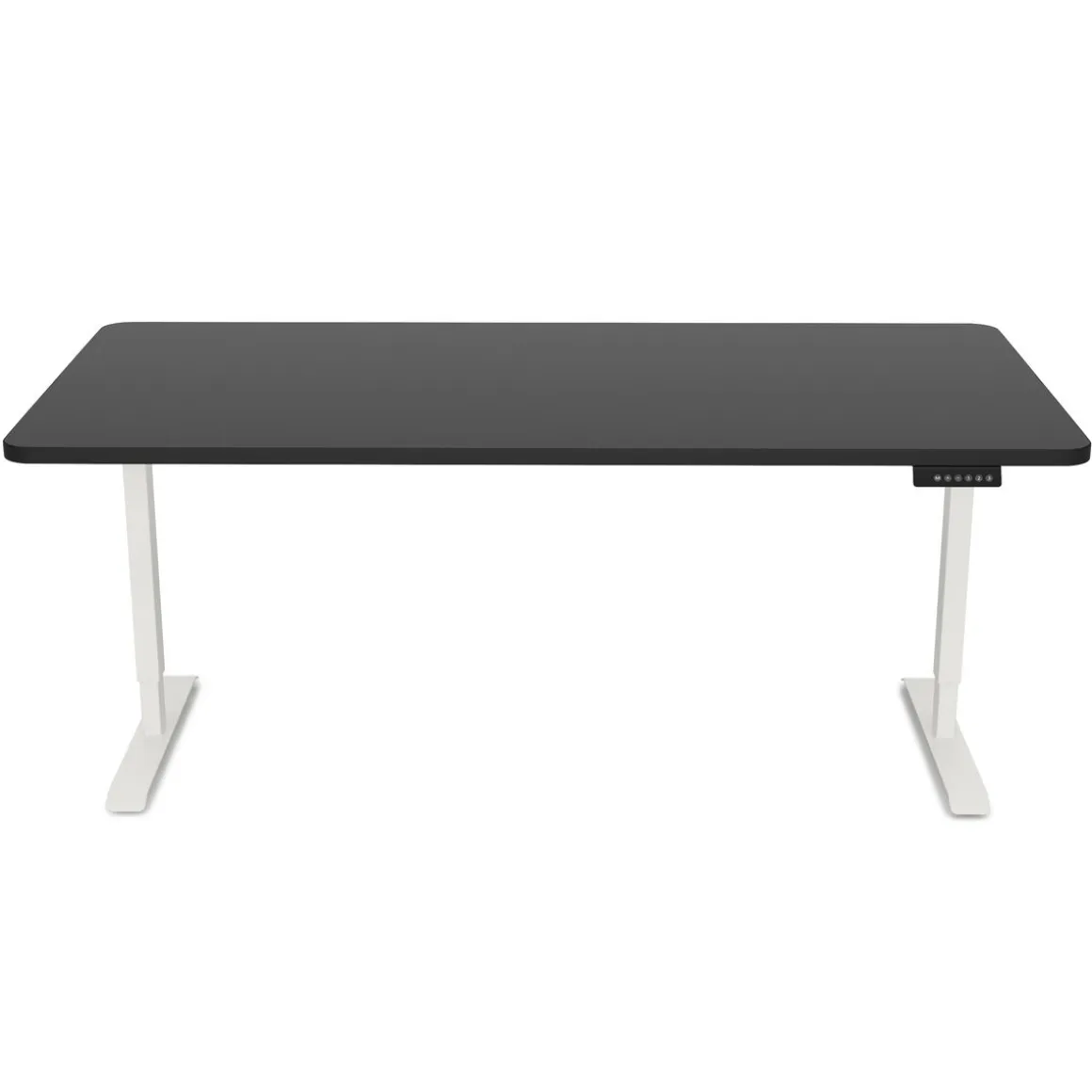 Stehpult elektrisch PREMIUM schwarz/weiss 160 x 80 cm
