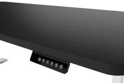 Stehpult elektrisch PREMIUM schwarz/weiss 160 x 80 cm