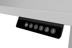 Stehpult elektrisch PREMIUM grau 180 x 90 cm