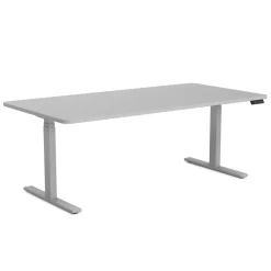 Stehpult elektrisch PREMIUM grau 180 x 90 cm