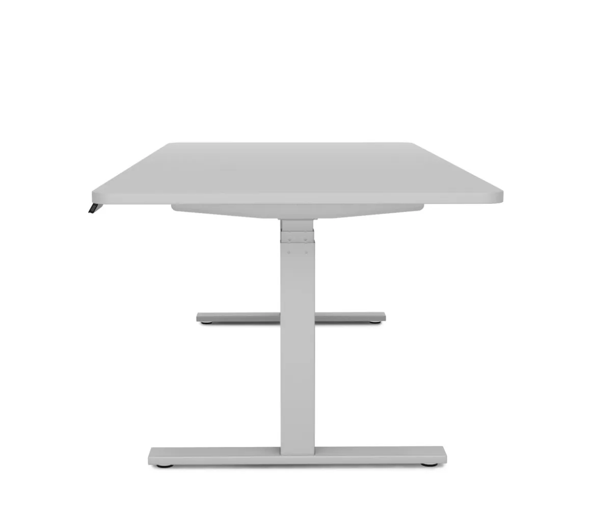 Stehpult elektrisch PREMIUM grau 180 x 90 cm