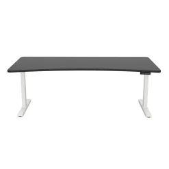 Stehpult elektrisch PREMIUM schwarz/weiss 200 x 92 cm