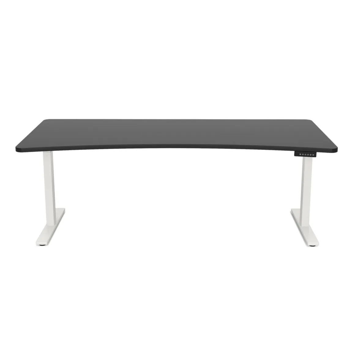 Stehpult elektrisch PREMIUM schwarz/weiss 200 x 92 cm