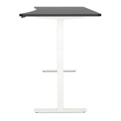 Stehpult elektrisch PREMIUM schwarz/weiss 200 x 92 cm