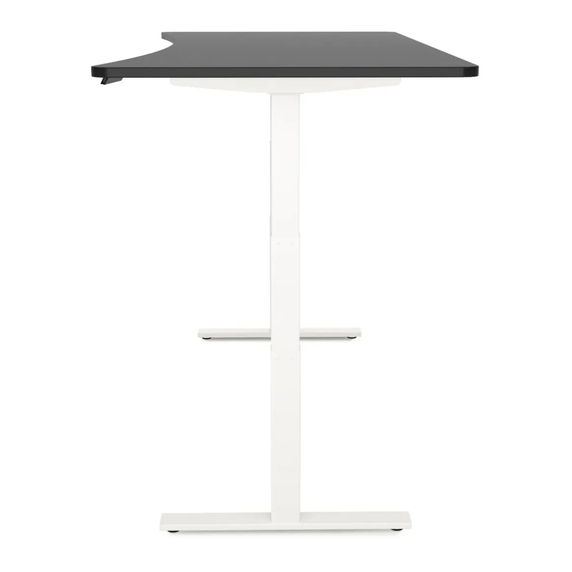 Stehpult elektrisch PREMIUM schwarz/weiss 200 x 92 cm