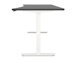 Stehpult elektrisch PREMIUM schwarz/weiss 200 x 92 cm