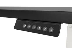 Stehpult elektrisch PREMIUM schwarz/weiss 200 x 92 cm