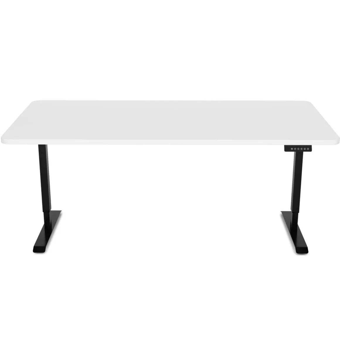 Stehpult elektrisch PREMIUM weiss/schwarz 160 x 80 cm