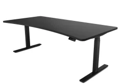 Stehpult elektrisch PREMIUM schwarz 200 x 92 cm
