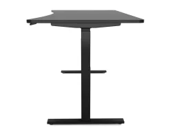 Stehpult elektrisch PREMIUM schwarz 200 x 92 cm