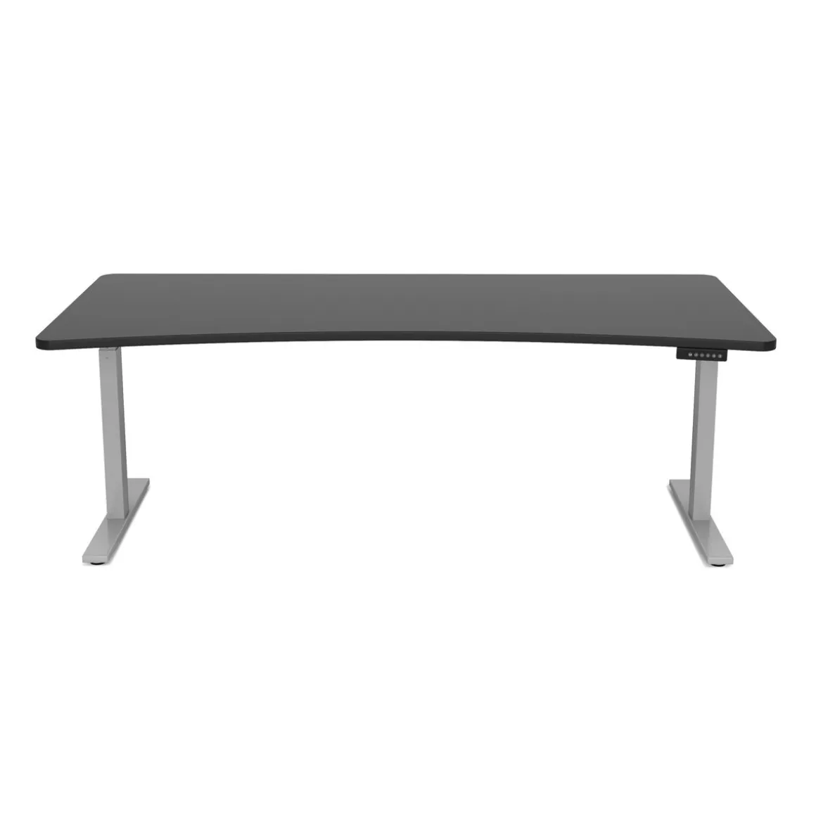 Stehpult elektrisch PREMIUM schwarz/grau 200 x 92 cm