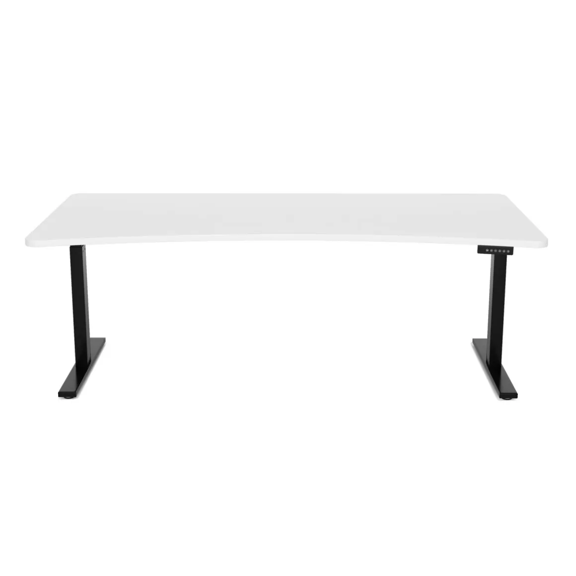 Stehpult elektrisch PREMIUM weiss/schwarz 200 x 92 cm